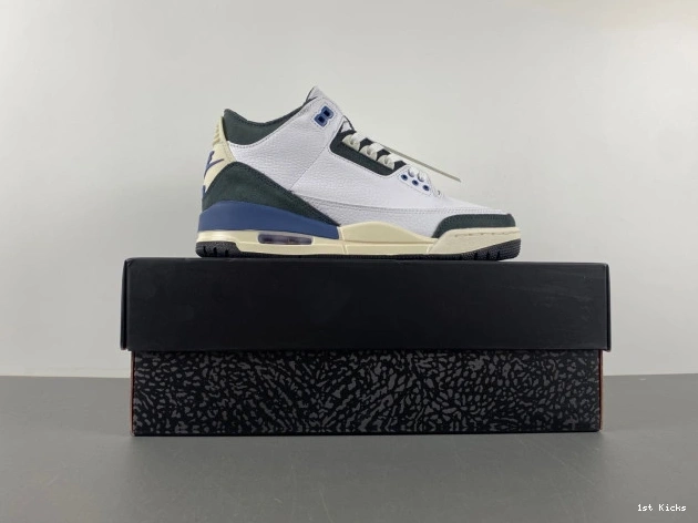 1st Kicks Shoes Blue x Diffused Maniere OG Air 3 Jordan SP Ma A HV8571-100 0708